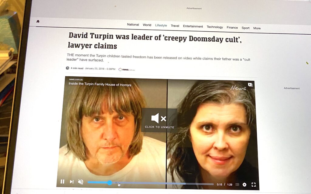 Christian parents David and Louise Turpin who were convicted for abusing their 13 children.