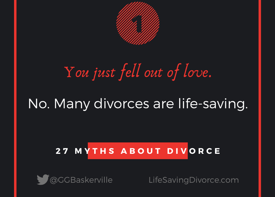 Myth 1: 95% of Divorces are for Falling Out of Love