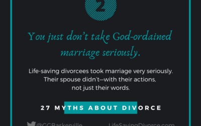 Myth 2: You Don’t Take God-Ordained Marriage Seriously