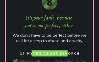 Myth 8: It’s Your Fault, You’re Not Perfect, Either