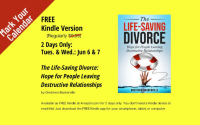 Free eBook: The Life-Saving Divorce (Kindle Version)