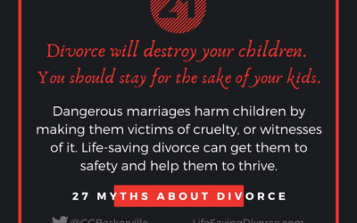 Myth 21: Divorce will Destroy Your Children, So Stay for the Sake of Your Kids