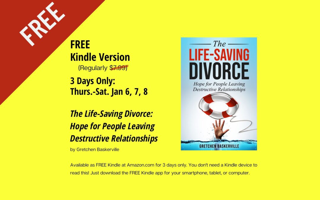 Free eBook: The Life-Saving Divorce (Kindle Version)