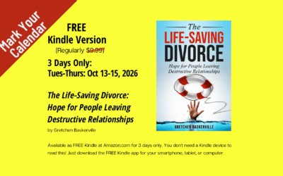 Free eBook: The Life-Saving Divorce (Kindle Version)
