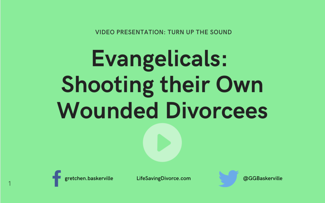 Do Evangelicals Shoot Their Own Wounded Divorcees?