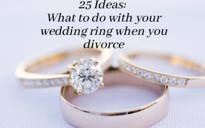 25 Things to Do With Your Wedding Ring After Divorce