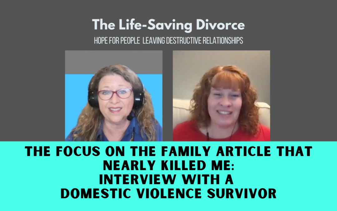 How a Focus on the Family Divorce-and-Kids Article Nearly Killed Me