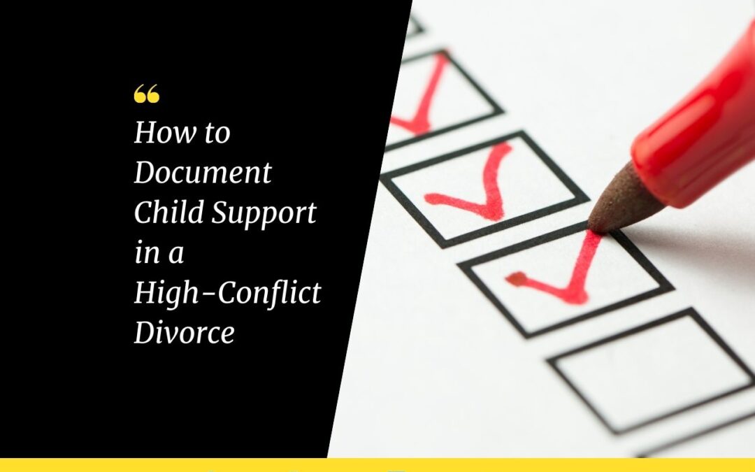 12 Ways to Document Financial Issues and Child Support in a Divorce or Separation