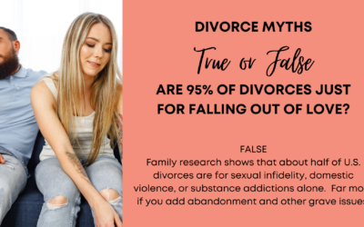 Divorce Myth #1: Most Divorces Are NOT About Falling Out of Love