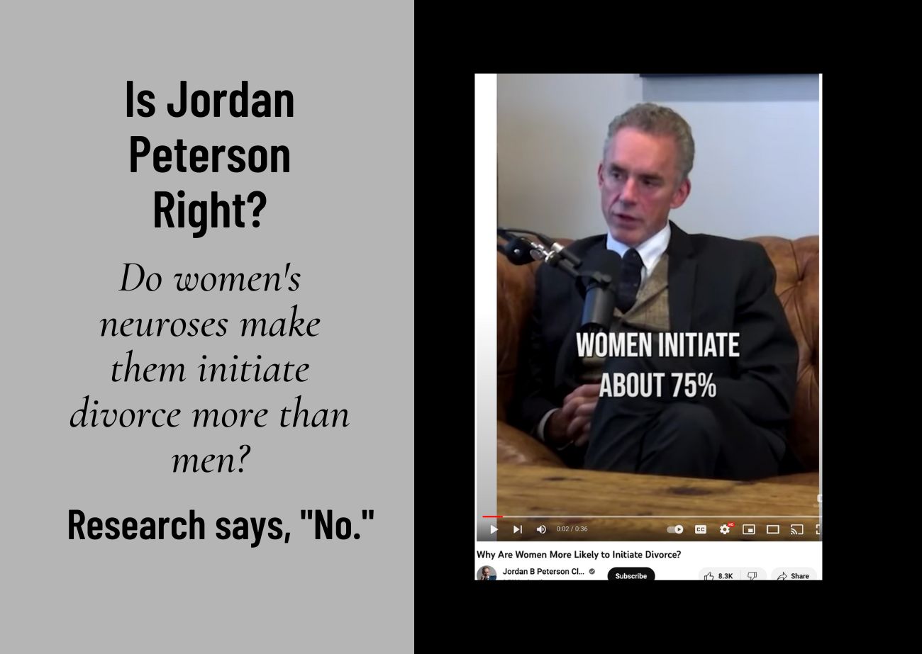 håndvask ankomme Ønske Is Jordan Peterson Right about Women and Divorce? | Life-Saving Divorce