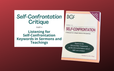 Listening for Self‑Confrontation Keywords in Sermons and Teachings
