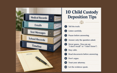 Divorce and Child Custody Depositions: How to Prepare (What to Expect)