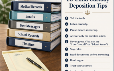 Divorce and Child Custody Depositions: How to Prepare (What to Expect)