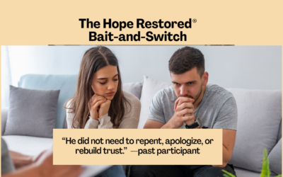 Hope Restored’s Bait-and-Switch: Why Focus on the Family’s Marriage Intensives Disappoint