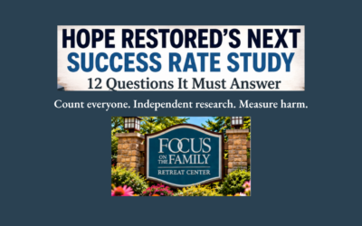 Before Hope Restored Publishes Another Success Rate: 12 Questions Its Longitudinal Study Must Answer
