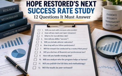 Before Hope Restored Publishes Another Success Rate: 12 Questions Its Longitudinal Study Must Answer